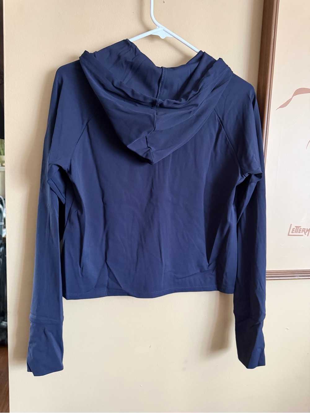 Quince Ultra-Form Hooded Crop Jacket in Deep Navy M - Picture 7 of 14
